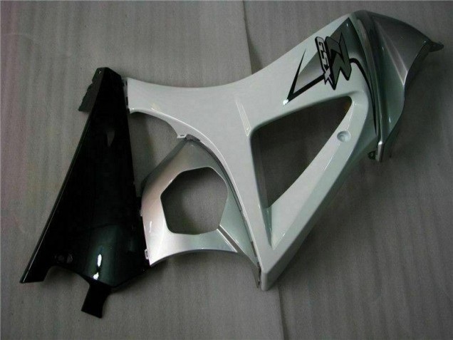 Silber Weiß Suzuki GSXR 1000 K7 2007-2008 Motorrad Verkleidungen Silber Weiß Suzuki GSXR 1000 K7 2007-2008 Motorrad Verkleidungen