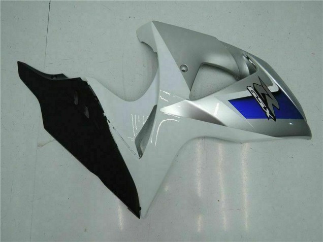 Silber Weiß Suzuki GSXR 1000 K9 2009-2016 Motorrad Verkleidungen Silber Weiß Suzuki GSXR 1000 K9 2009-2016 Motorrad Verkleidungen