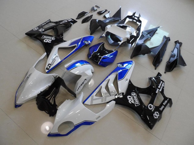 Weiß Blau BMW S1000RR 2009-2014 Motorrad Verkleidung Weiß Blau BMW S1000RR 2009-2014 Motorrad Verkleidung