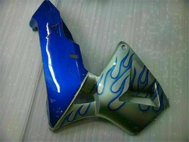 Weiß Blau Flamme Honda CBR 600 RR 2005-2006 Motorrad Verkleidungen