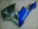 Weiß Blau Flamme Honda CBR 600 RR 2005-2006 Motorrad Verkleidungen
