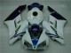 Weiß Blau Honda CBR 1000 RR 2004-2005 Motorrad Verkleidung Weiß Blau Honda CBR 1000 RR 2004-2005 Motorrad Verkleidung