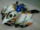 Weiß Blau Honda CBR 1000 RR 2004-2005 Motorrad Verkleidungen Weiß Blau Honda CBR 1000 RR 2004-2005 Motorrad Verkleidungen