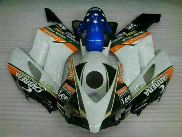 Weiß Blau Honda CBR 1000 RR 2004-2005 Motorrad Verkleidungen Weiß Blau Honda CBR 1000 RR 2004-2005 Motorrad Verkleidungen