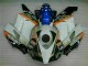 Weiß Blau Honda CBR 1000 RR 2004-2005 Motorrad Verkleidungen Weiß Blau Honda CBR 1000 RR 2004-2005 Motorrad Verkleidungen