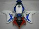 Weiß Blau Honda CBR 1000 RR 2008-2011 Motorrad Verkleidung Weiß Blau Honda CBR 1000 RR 2008-2011 Motorrad Verkleidung