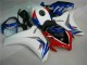 Weiß Blau Honda CBR 1000 RR 2008-2011 Motorrad Verkleidungen Komplett Sets Weiß Blau Honda CBR 1000 RR 2008-2011 Motorrad Verkleidungen Komplett Sets