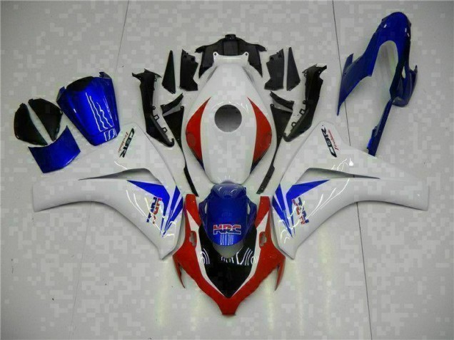 Weiß Blau Honda CBR 1000 RR 2008-2011 Motorrad Verkleidungen & Plastik Weiß Blau Honda CBR 1000 RR 2008-2011 Motorrad Verkleidungen & Plastik
