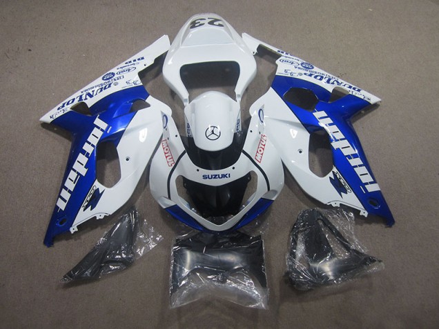 Weiß Blau Motul Suzuki GSXR 750 K1 K2 K3 2001-2003 Motorrad Verkleidungen Weiß Blau Motul Suzuki GSXR 750 K1 K2 K3 2001-2003 Motorrad Verkleidungen