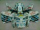 Weiß Blau Nastro Azzurro 46 Honda CBR 600 RR 2005-2006 Motorrad Verkleidung Weiß Blau Nastro Azzurro 46 Honda CBR 600 RR 2005-2006 Motorrad Verkleidung