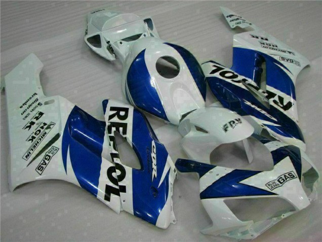 Weiß Blau Repsol Honda CBR 1000 RR 2004-2005 Motorrad Verkleidungen Weiß Blau Repsol Honda CBR 1000 RR 2004-2005 Motorrad Verkleidungen