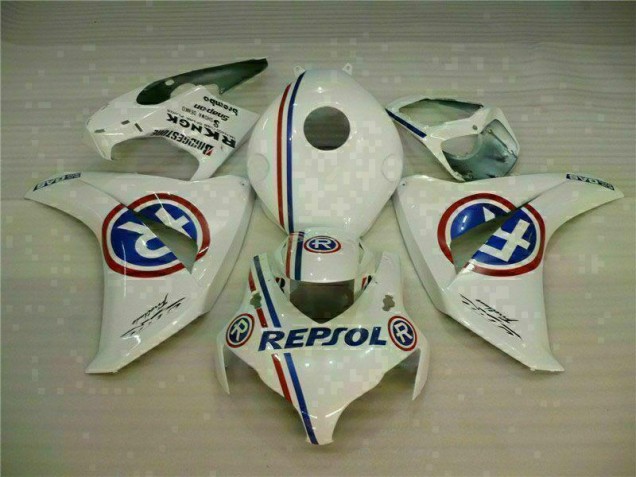 Weiß Blau Repsol Honda CBR 1000 RR 2008-2011 Motorrad Verkleidung Weiß Blau Repsol Honda CBR 1000 RR 2008-2011 Motorrad Verkleidung