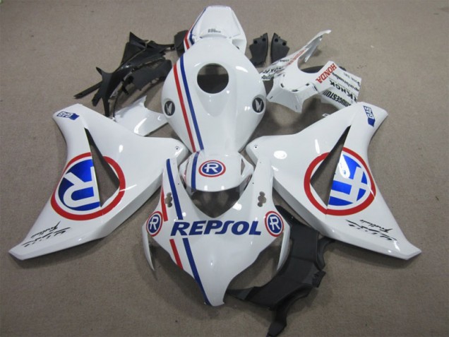 Weiß Blau Repsol Honda CBR 1000 RR 2008-2011 Motorrad Vollverkleidung Weiß Blau Repsol Honda CBR 1000 RR 2008-2011 Motorrad Vollverkleidung