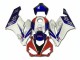 Weiß Blau Rot Honda CBR 1000 RR 2004-2005 Motorrad Verkleidungen Weiß Blau Rot Honda CBR 1000 RR 2004-2005 Motorrad Verkleidungen