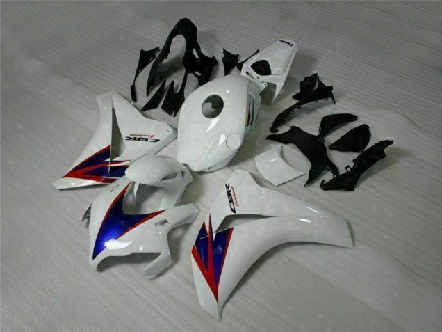 Weiß Blau Rot Honda CBR 1000 RR 2008-2011 Motorrad Verkleidung Weiß Blau Rot Honda CBR 1000 RR 2008-2011 Motorrad Verkleidung