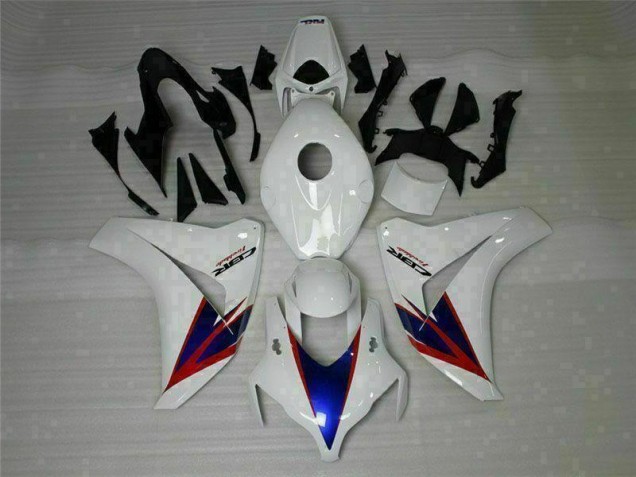 Weiß Blau Rot Honda CBR 1000 RR 2008-2011 Motorrad Verkleidung Weiß Blau Rot Honda CBR 1000 RR 2008-2011 Motorrad Verkleidung