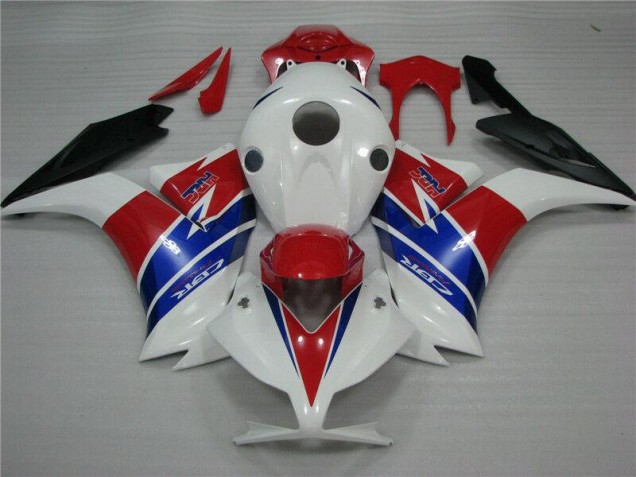 Weiß Blau Rot Honda CBR 1000 RR 2012-2016 Motorrad Verkleidung Weiß Blau Rot Honda CBR 1000 RR 2012-2016 Motorrad Verkleidung