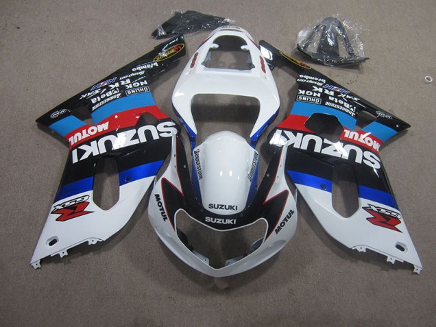 Weiß Blau Rot Motul Suzuki GSXR 750 K1 K2 K3 2001-2003 Motorrad Verkleidungen Weiß Blau Rot Motul Suzuki GSXR 750 K1 K2 K3 2001-2003 Motorrad Verkleidungen