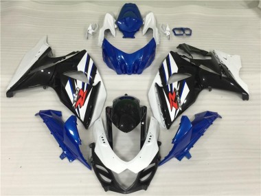 Weiß Blau Schwarz Suzuki GSXR 1000 K9 2009-2016 Motorrad Verkleidung