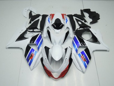 Weiß Blau Schwarz Suzuki GSXR 1000 K9 2009-2016 Motorrad Verkleidungen