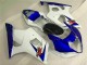 Weiß Blau Suzuki GSXR 1000 K3 2003-2004 Motorrad Verkleidungen Weiß Blau Suzuki GSXR 1000 K3 2003-2004 Motorrad Verkleidungen