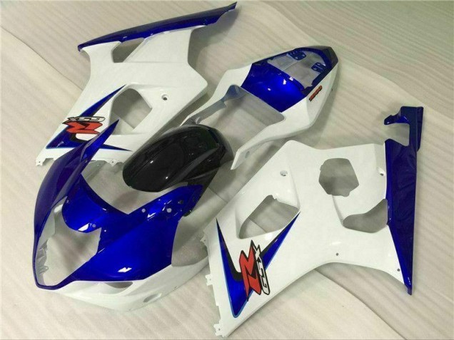 Weiß Blau Suzuki GSXR 1000 K3 2003-2004 Motorrad Verkleidungen Weiß Blau Suzuki GSXR 1000 K3 2003-2004 Motorrad Verkleidungen