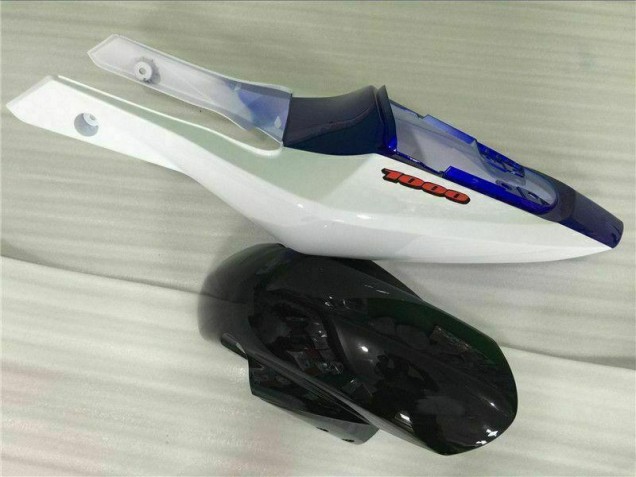 Weiß Blau Suzuki GSXR 1000 K3 2003-2004 Motorrad Verkleidungen Weiß Blau Suzuki GSXR 1000 K3 2003-2004 Motorrad Verkleidungen