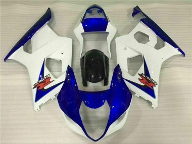 Weiß Blau Suzuki GSXR 1000 K3 2003-2004 Motorrad Verkleidungen