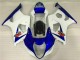 Weiß Blau Suzuki GSXR 1000 K3 2003-2004 Motorrad Verkleidungen Weiß Blau Suzuki GSXR 1000 K3 2003-2004 Motorrad Verkleidungen