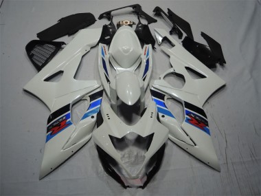 Weiß Blau Suzuki GSXR 1000 K5 2005-2006 Motorrad Verkleidung