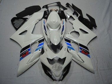 Weiß Blau Suzuki GSXR 1000 K7 2007-2008 Motorrad Verkleidung