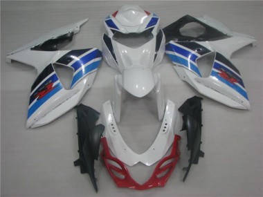 Weiß Blau Suzuki GSXR 1000 K9 2009-2016 Motorrad Verkleidungen