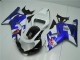 Weiß Blau Suzuki GSXR 600 / 750 K1 K2 K3 2001-2003 Motorrad Verkleidungen