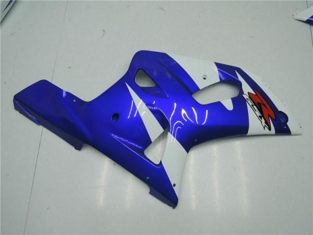 Weiß Blau Suzuki GSXR 600 / 750 K1 K2 K3 2001-2003 Motorrad Verkleidungen