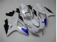 Weiß Blau Suzuki GSXR 600 / 750 K6 2006-2007 Motorrad Verkleidung Weiß Blau Suzuki GSXR 600 / 750 K6 2006-2007 Motorrad Verkleidung