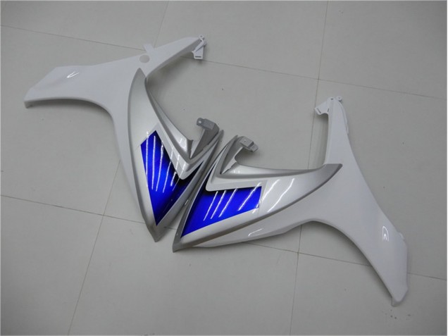 Weiß Blau Suzuki GSXR 600 / 750 K6 2006-2007 Motorrad Verkleidung Weiß Blau Suzuki GSXR 600 / 750 K6 2006-2007 Motorrad Verkleidung