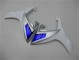 Weiß Blau Suzuki GSXR 600 / 750 K6 2006-2007 Motorrad Verkleidung Weiß Blau Suzuki GSXR 600 / 750 K6 2006-2007 Motorrad Verkleidung
