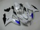 Weiß Blau Suzuki GSXR 600 / 750 K6 2006-2007 Motorrad Verkleidung Weiß Blau Suzuki GSXR 600 / 750 K6 2006-2007 Motorrad Verkleidung