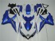 Weiß Blau Suzuki GSXR 600 / 750 K8 2008-2010 Motorrad Verkleidung Weiß Blau Suzuki GSXR 600 / 750 K8 2008-2010 Motorrad Verkleidung
