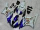 Weiß Blau Yamaha R6 2006-2007 Motorrad Verkleidung Weiß Blau Yamaha R6 2006-2007 Motorrad Verkleidung