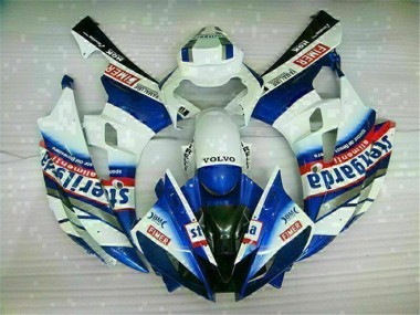 Weiß Blau Yamaha R6 2006-2007 Motorrad Verkleidungen