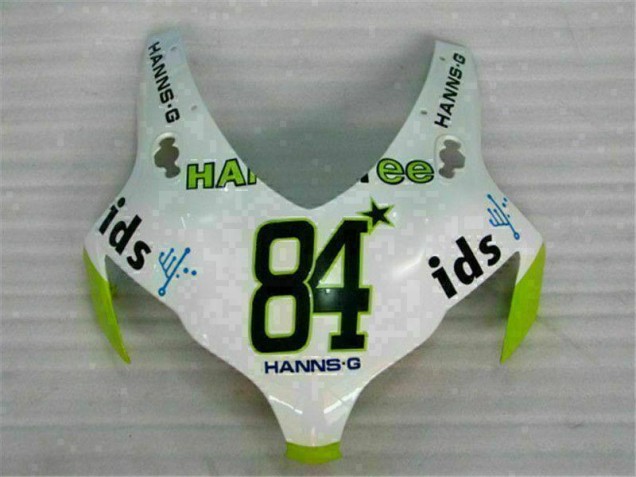 Weiß Grün Hannspree 84 Honda CBR 1000 RR 2008-2011 Motorrad Verkleidungen