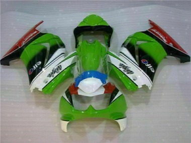 Weiß Grün Schwarz Ninja Kawasaki EX250 2008-2012 Motorrad Verkleidungen