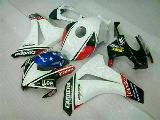 Weiß Honda CBR 1000 RR 2008-2011 Motorrad Vollverkleidung Weiß Honda CBR 1000 RR 2008-2011 Motorrad Vollverkleidung
