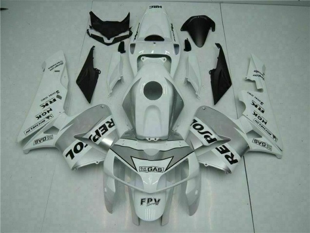 Weiß Honda CBR 600 RR 2005-2006 Motor Verkleidungen Weiß Honda CBR 600 RR 2005-2006 Motor Verkleidungen