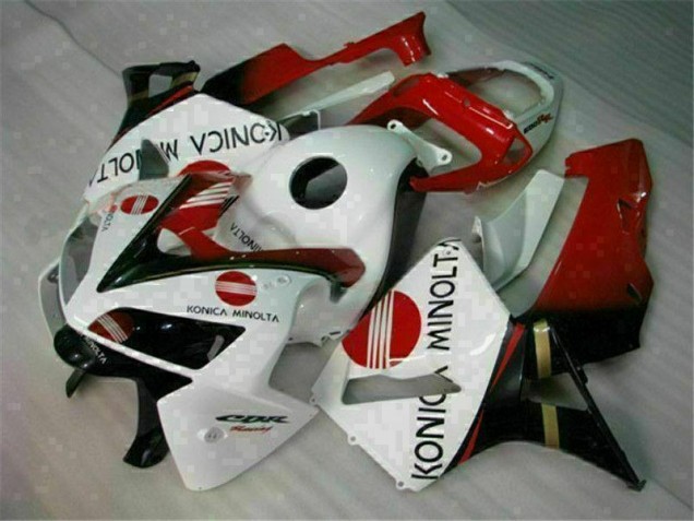 Weiß Honda CBR 600 RR 2005-2006 Motorrad Verkleidung