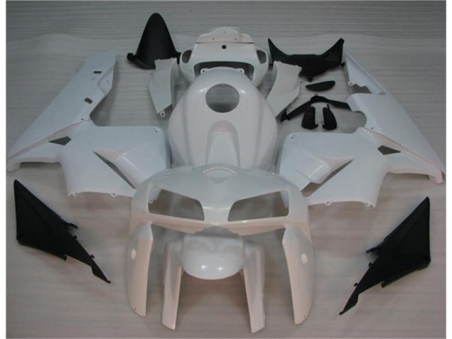 Weiß Honda CBR 600 RR 2005-2006 Motorrad VollVerkleidungen & Plastik Weiß Honda CBR 600 RR 2005-2006 Motorrad VollVerkleidungen & Plastik