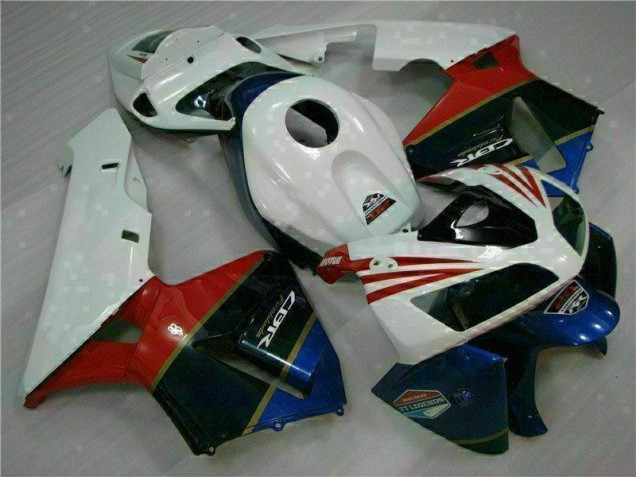 Weiß Honda CBR 600 RR 2005-2006 Motorrad Vollverkleidung Weiß Honda CBR 600 RR 2005-2006 Motorrad Vollverkleidung