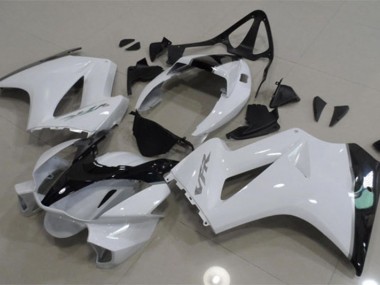Weiß Honda VFR 800 2002-2013 Motorrad Verkleidungen