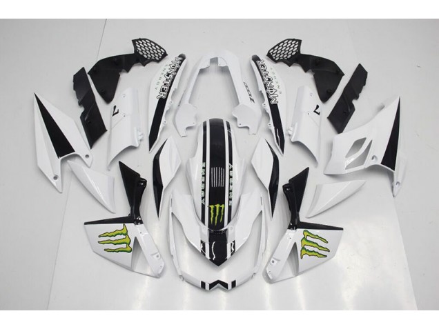 Weiß Kawasaki Z1000 2007-2009 Motorrad Verkleidung Weiß Kawasaki Z1000 2007-2009 Motorrad Verkleidung
